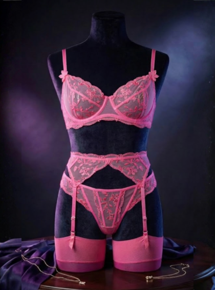 Vip Collection – Özel Bir Gece için Harika Pembe Transparan